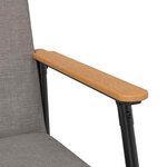 vidaXL fauteuil Taupe 59 x 75 x 78 cm tissu