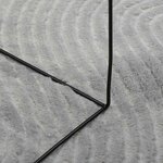 vidaXL Tapis IZA poils courts style scandinave gris 80x150 cm