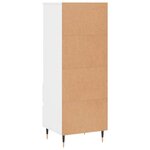 vidaXL Buffet haut Blanc 40x36x110 cm Bois d'ingénierie