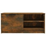 vidaXL Meubles TV 2 Pièces Chêne fumé 80x35x36 5 cm Bois d'ingénierie