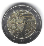 2 euros commémorative Lituanie Erasmus 2022.