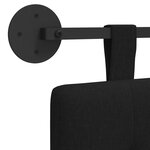 vidaXL Tête de lit suspendue tissu