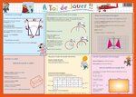 Sous main éducatif 30x42 ''La géométrie''' ARIS EDITIONS