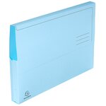 Paquet de 50 chemises à poche Nature Future carte jura 220g Bleu pastel EXACOMPTA