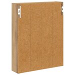 vidaXL Armoire murale de salle de bain Chêne artisan 40 x 10 x 50 cm