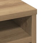vidaXL Organisateur de bureau Chêne 36x26x29 5 cm Bois d'ingénierie