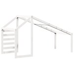vidaXL Toit de lit pour enfants blanc 198x97x113 cm bois de pin massif