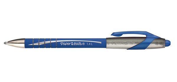 Stylo à bille FlexGrip Elite Rétractable pointe moyenne Bleu Paper Mate