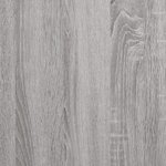 vidaXL Banc de rangement sonoma gris 62x42x46 cm bois d'ingénierie