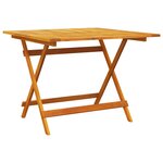 Ensemble de salle à manger de jardin 5 pièces - Bois d'acacia solide