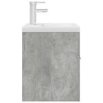 vidaXL Armoire lavabo de salle de bain avec bassin intégré et robinet