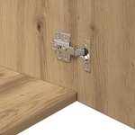 vidaXL Meuble mural Montage mural chêne artisanal 80 x 42.5 x 40 cm