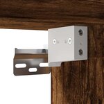 vidaXL Meuble TV mural Chêne fumé 40x34 5x40 cm