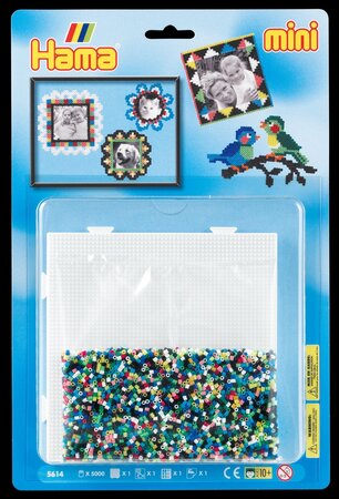 Kit perles et plaques mini (petites perles ø2 5 mm) cadres