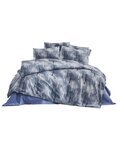 Parure de lit bleue TREE 260 x 240 cm