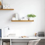 vidaXL Étagère Murale Beige 80 x 23 5 x 4 cm Bois d'ingénierie