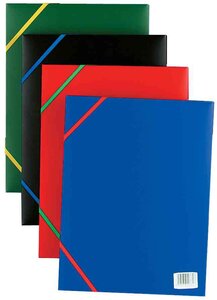 Lot de 50 Chemises standard Rabats élastiques Polypro 24x32 Assorties ELBA