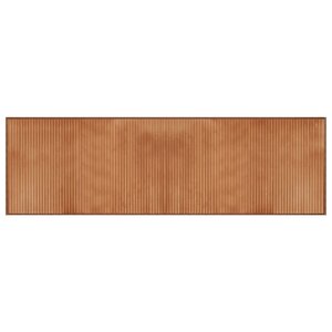 vidaXL Tapis rectangulaire naturel 60x200 cm bambou