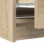 vidaXL Meuble TV chêne sonoma 100x35x54 cm bois d'ingénierie