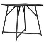 vidaXL Ensemble de tables d'appoint 2 Pièces Chêne noir 50 x 50 x 50 cm