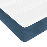 vidaXL Matelas de lit à ressorts ensachés 120x210x20 cm velours