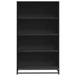 vidaXL Bibliothèque noir 80 5x35x139 cm bois d'ingénierie