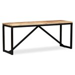 vidaXL Banc 110 x 35 x 45 cm Bois de manguier massif