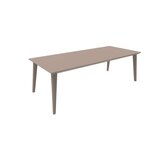 ALLIBERT JARDIN Table Lima 240cm 6-8 personnes avec allonge - Cappucino