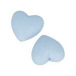 2 Perles Bleues 29X29X12 mm - Silicone