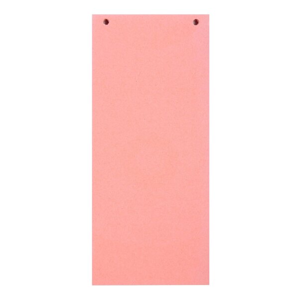 Paquet 100 Fiches Intercalaires Horizontales Unies Perforées Forever - 105x240mm - Rose - Exacompta