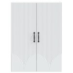 vidaXL Armoire Murale Blanc 66 x 34 5 x 90 cm Bois d'ingénierie