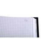 Registre 29,7x21cm 5x5 folioté 200 pages Noir toilé EXACOMPTA