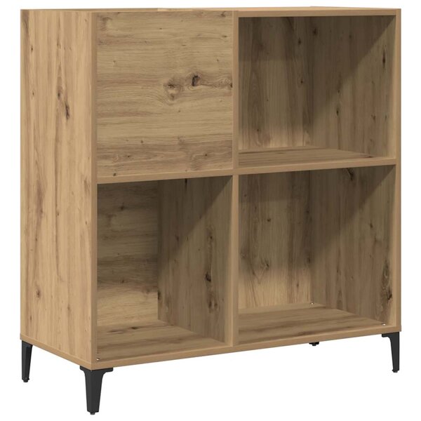 vidaXL Armoire à disques chêne artisanal 84 5x38x89 cm bois ingénierie