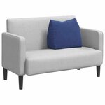 vidaXL Coussin de Dos Bleu police 60 x 20 x 50 cm