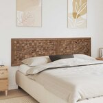 vidaXL Tête de lit Naturel Bois de teck massif