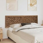 vidaXL Tête de lit Naturel Bois de teck massif