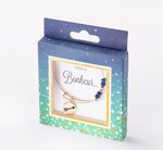 Bracelet flèche avec perles bleues