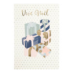 Carte De Vœux Céleste Pile Cadeaux - Draeger paris