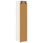 vidaXL Cabinet de Salle de Bain Mural Blanc 33 x 34 5 x 160 cm