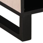 vidaXL Meuble TV 80x34x46 cm bois massif de manguier