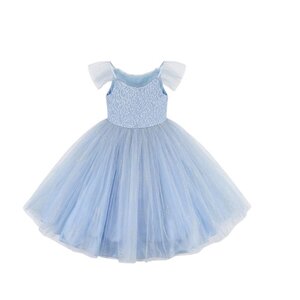 Robe bleu Eva 3 - 4 ans 102cm