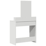 Coiffeuse vidaXL avec tiroirs Blanc 79x41x140 cm