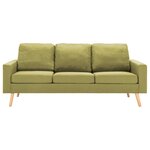 Vidaxl ensemble de canapés 2 pièces tissu vert