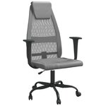 vidaXL Chaise de bureau réglable en hauteur gris