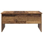 vidaXL Table basse Bois ancien 102 x 50 5 x 46 5 cm Bois d'ingénierie