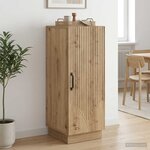 vidaXL Buffet Chêne artisanal 33 x 34 5 x 87 cm Bois d'ingénierie