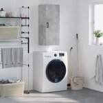 vidaXL Armoire murale gris béton 34 5x34x90 cm