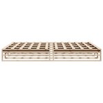 vidaXL Cadre de lit sans matelas 200x200 cm bois massif de pin