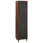 vidaXL Buffet avec tiroir avec étagère Marron 38 x 33.5 x 160 cm