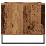 vidaXL Table basse vieux bois 90x49x45 cm bois d'ingénierie
